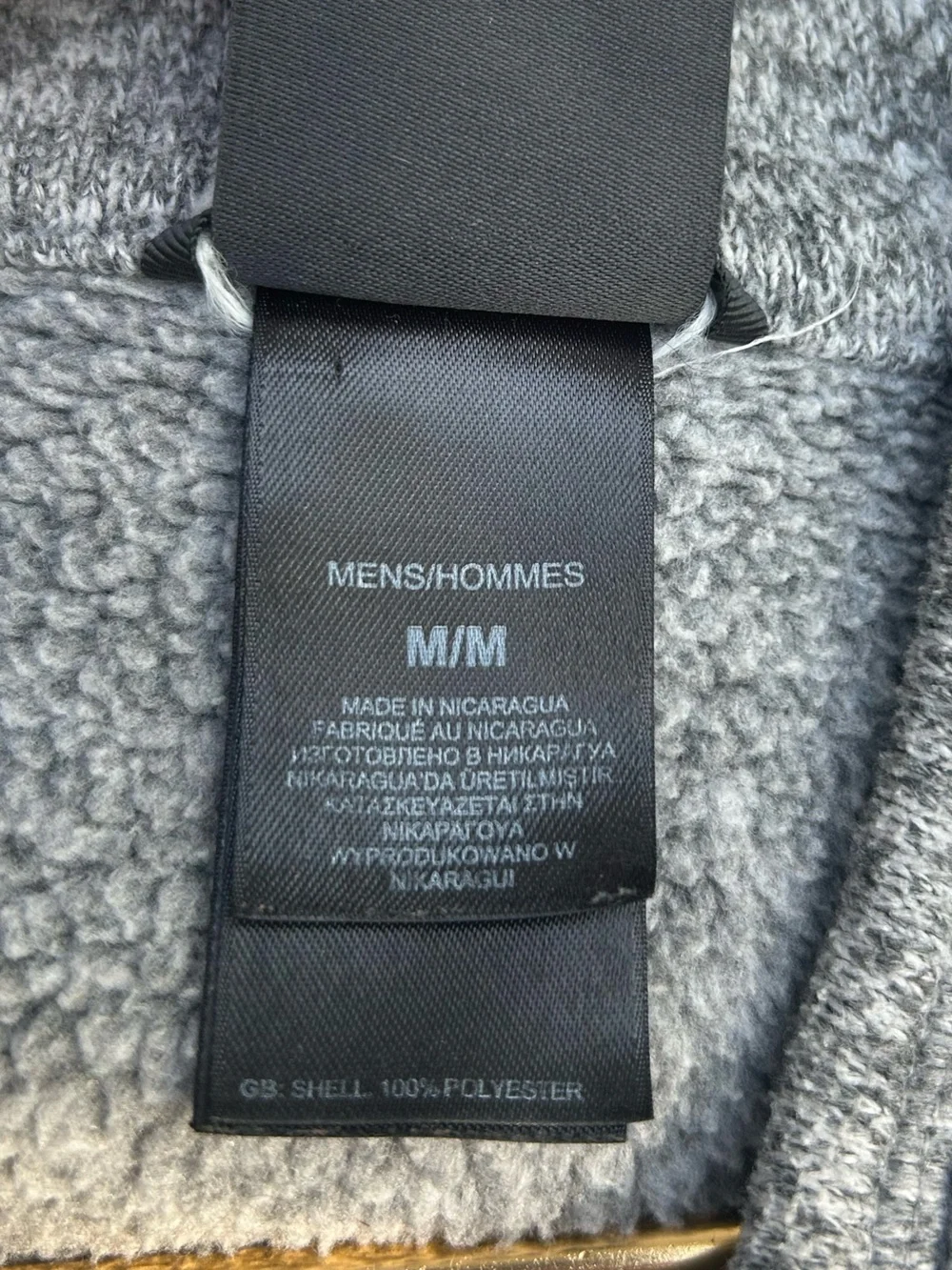 The North Face Men’s Gray Quarter-Zip Fleece Pullover